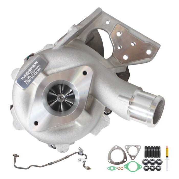 Upgrade Billet Turbo Charger With Genuine Oil Feed Pipe For Mazda BT-50 2.2L 2011 Onwards