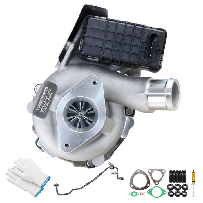 Upgrade Billet Turbo Charger With Genuine Oil Feed Pipe For Ford Transit 2.2L RWD