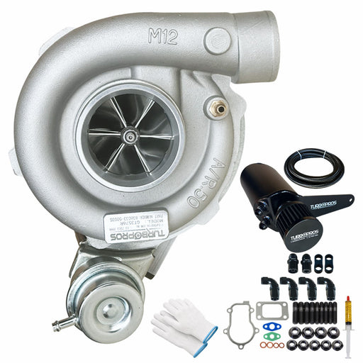 Upgrade Billet GT3576R Turbo Charger With AN8 Oil Catch Can For Ford Falcon FG XR6 / G6 / G6E Barra 4.0L 2008-2014