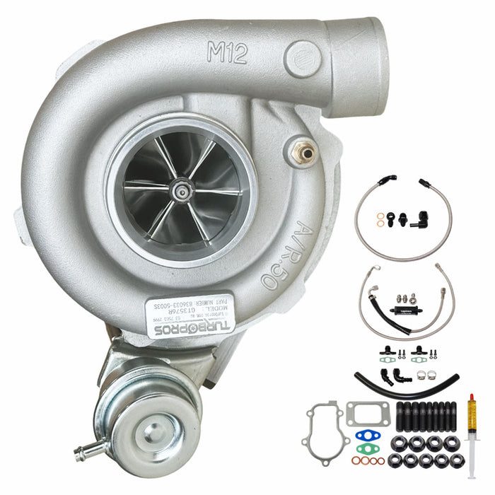 Upgrade Billet GT3576R Turbo Charger With Oil Feed, Return & Water Line For Ford Falcon FG XR6 / G6 / G6E Barra 4.0L 2008-2014