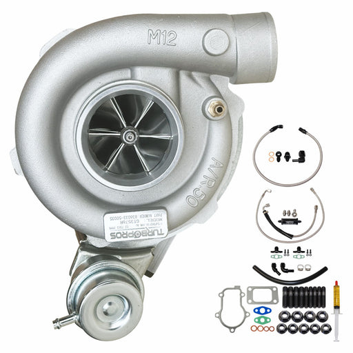 Upgrade Billet GT3576R Turbo Charger With Oil Feed, Return & Water Line For Ford Falcon FG X XR6/G6E Barra 4.0L 2014-2016