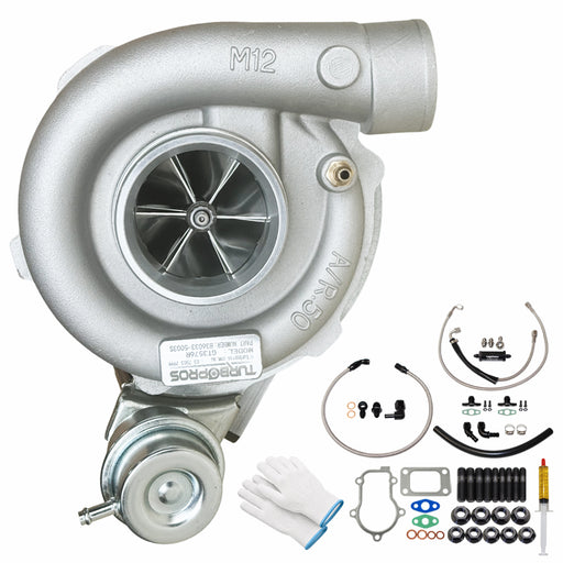 Upgrade Billet GT3576R Turbo Charger With Oil Feed, Return & Water Line For Ford Falcon FG X XR6/G6E Barra 4.0L 2014-2016