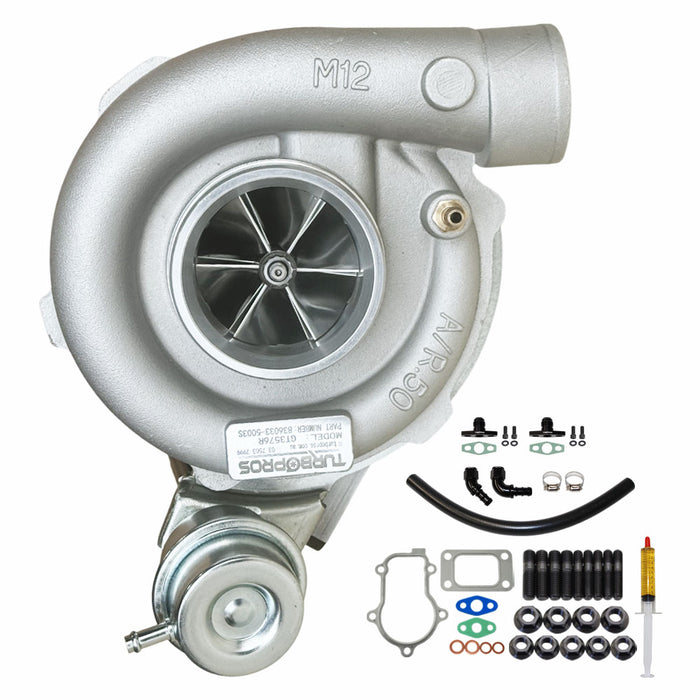 Upgrade Billet GT3576R Turbo Charger With Oil Return Line For Ford Falcon FG X XR6/G6E Barra 4.0L 2014-2016