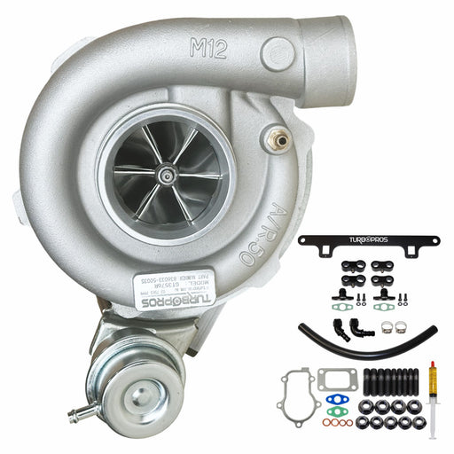 Upgrade Billet GT3576R Turbo Charger With Oil Return Line And Bracket Kit For Ford Falcon FG XR6 / G6 / G6E Barra 4.0L 2008-2014