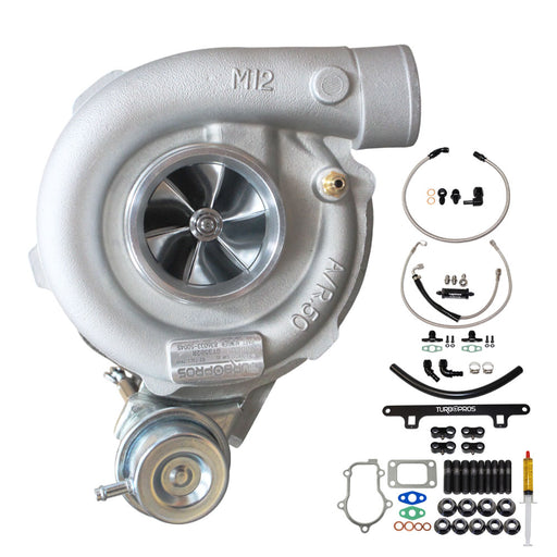 Upgrade Billet GT3582R Turbo Charger With Oil Feed, Return & Water Line And Bracket Kit For Ford Falcon FG FGX XR6/G6E Barra 4.0L