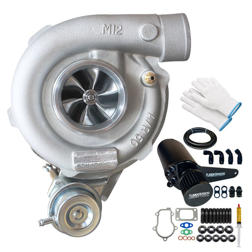 Upgrade Billet GT3582R Turbo Charger With AN8 Oil Catch Can For Ford Falcon FG FGX XR6/G6E Barra 4.0L