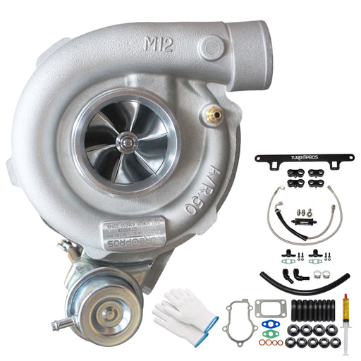 Upgrade Billet GT3582R Turbo Charger With Oil Feed & Return Line And Bracket Kit For Ford FPV FG F6 Barra 4.0L