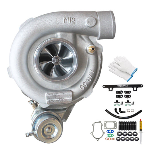 Upgrade Billet GT3582R Turbo Charger With Oil Return Line And Bracket Kit For Ford FPV FG F6 Barra 4.0L