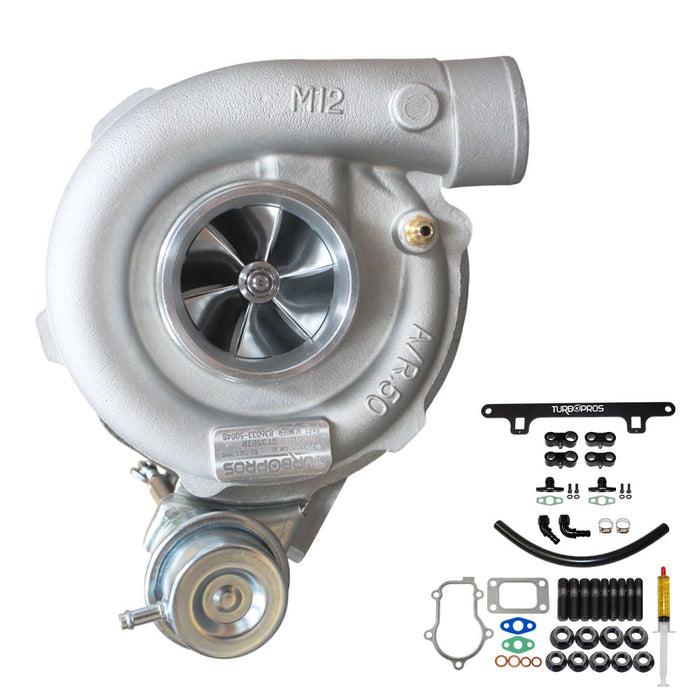 Upgrade Billet GT3582R Turbo Charger With Oil Return Line And Bracket Kit For Ford Falcon FG FGX XR6/G6E Barra 4.0L
