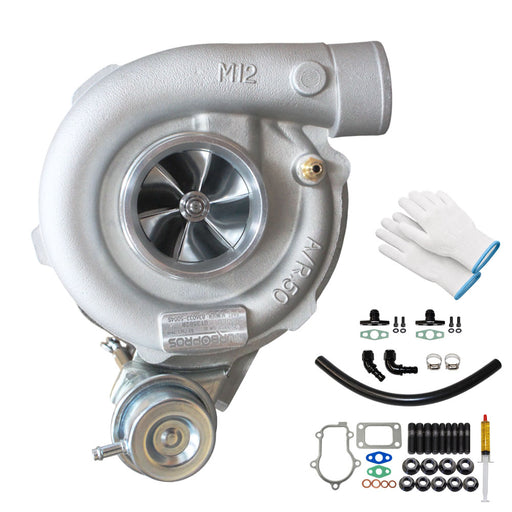 Upgrade Billet GT3582R Turbo Charger With Oil Return Line For Ford FPV FG F6 Barra 4.0L