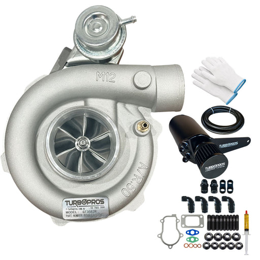 Upgrade Billet GT3582R Turbo Charger With AN8 Oil Catch Can For Ford Falcon BA XR6 Barra 4.0L 2002-2005