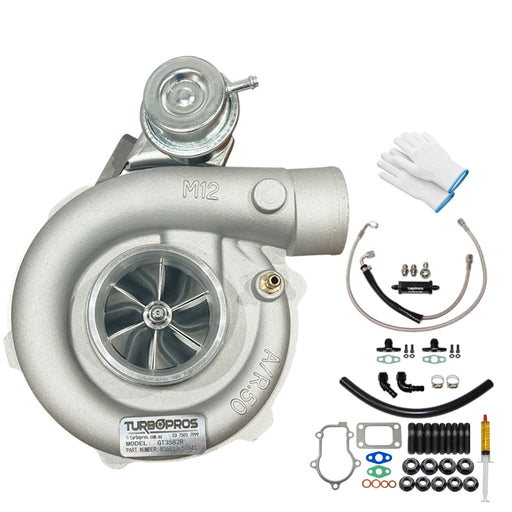 Upgrade Billet GT3582R Turbo Charger With Oil Feed & Return Line Kit For Ford FPV BA/BF F6 Barra 4.0L