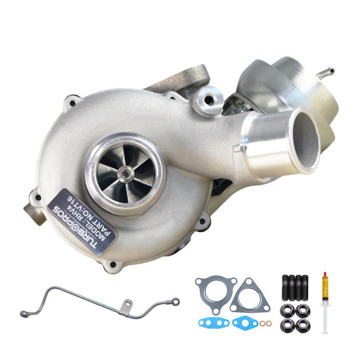 GEN1 High Flow Turbo Charger With Genuine Oil Feed Pipe For Mitsubishi Triton MN 4D56 2.5L 4WD VT16