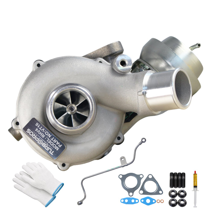 Upgrade Billet Turbo Charger With Genuine Oil Feed Pipe For Mitsubishi Triton MN 4D56 2.5L 4WD VT16