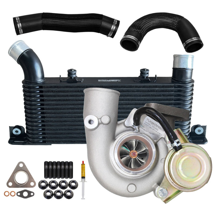 Upgrade Billet Turbo Charger With 64mm Intercooler & Hose For Mitsubishi Pajero NM / NP 4M41 3.2L 2000-2006