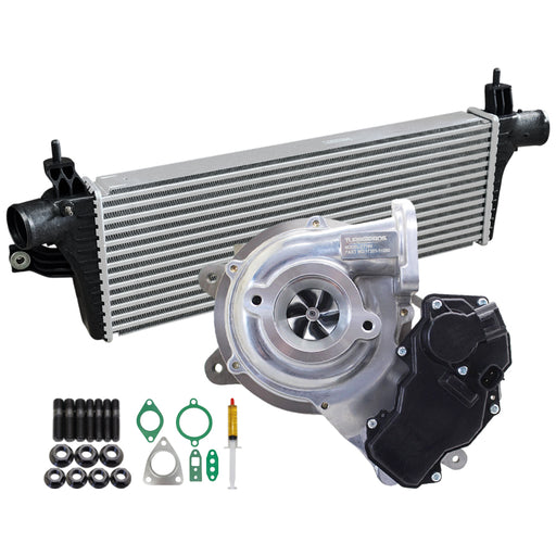 Upgrade Billet Turbo Charger With 50mm Intercooler For Toyota Fortuner 1GD-FTV 2.8L 2015-2020