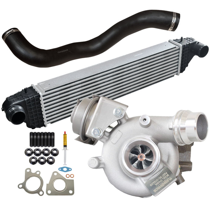 Upgrade Billet Turbo Charger With 62mm Intercooler & Hose For Mitsubishi Outlander 4N14 2.2L