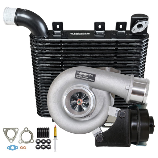 Upgrade Billet Turbo Charger With 64mm Intercooler For Hyundai Santa Fe D4EB 2.2L 2006-2009