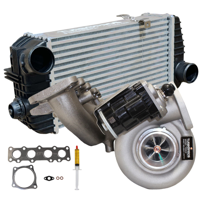 Upgrade Billet Turbo Charger With 84mm Intercooler For Hyundai Sonata THETA 2.0L 2014-2020