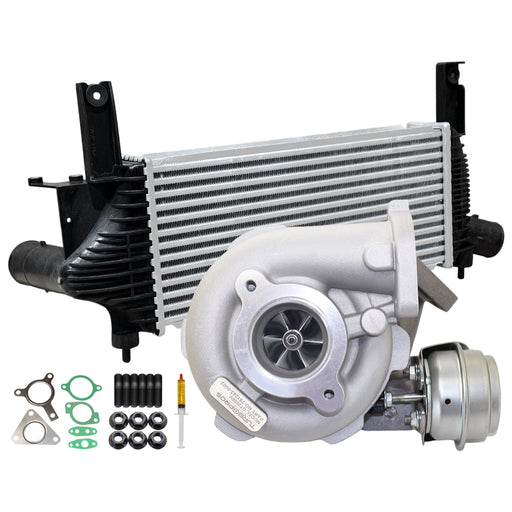 Upgrade Billet Turbo Charger With 62mm Intercooler For Nissan Navara D40 / Pathfinder R51 YD25 2.5L 3-Bolt
