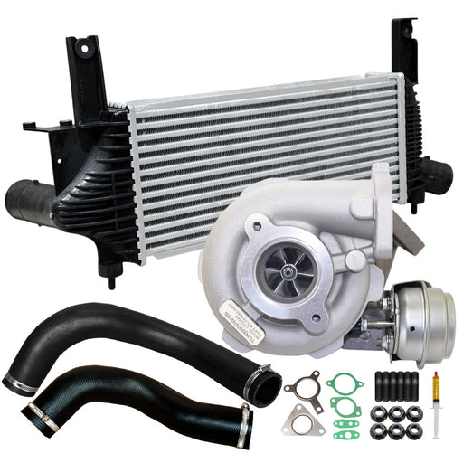 Upgrade Billet Turbo Charger With 62mm Intercooler & Hoses For Nissan Navara D40 YD25 2.5L 3-Bolt