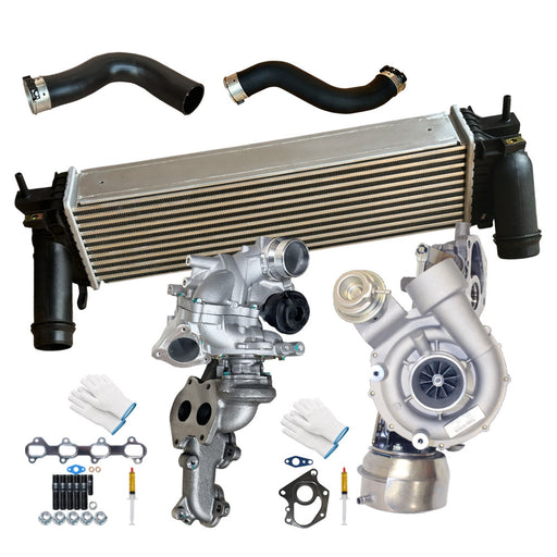 Upgrade Billet Turbo Charger With Intercooler & Hose ForNissan Navara D23 NP300 YS23D 2.3L Twin-Turbo