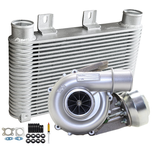 Upgrade Billet Turbo Charger With 64mm Intercooler For Mazda BT-50 WEAT 2.5L/3.0L & Ford PJ PK Ranger WLAT 2.5L/3.0L