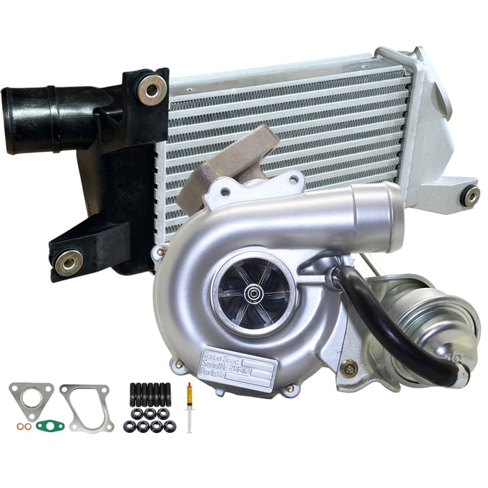 Upgrade Billet Turbo Charger With 50mm Intercooler For Mitsubishi Triton MN / Challenger 4D56 2.5L 2WD VT10