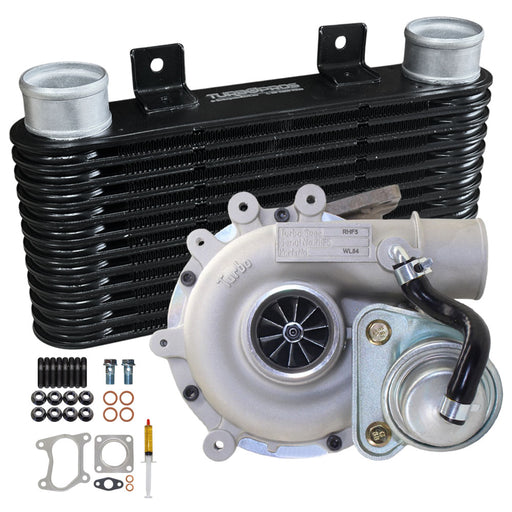 Upgrade Billet Turbo Charger With 64mm Intercooler For For Mazda Bravo / B2500 & Ford Courier 2.5L 1999 - 2006