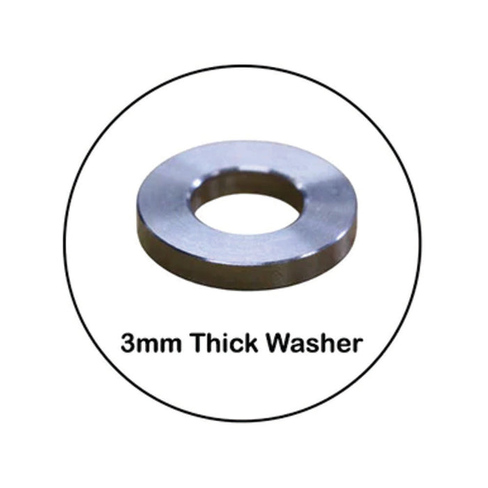 M10 Titanium Washer 3mm Thick