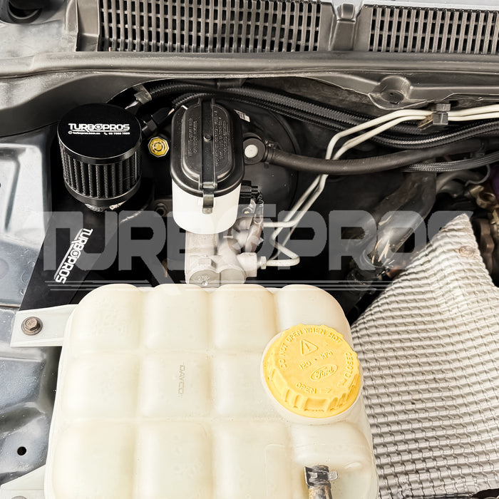 Turbo Pros High Flow -AN8 Oil Catch Can For Ford Falcon XR6 BA/BF/FG Barra 4.0L