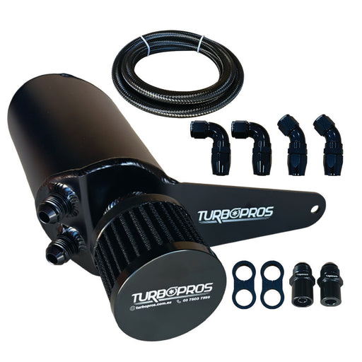 Turbo Pros High Flow -AN8 Oil Catch Can For Ford Falcon XR6 BA/BF/FG Barra 4.0L