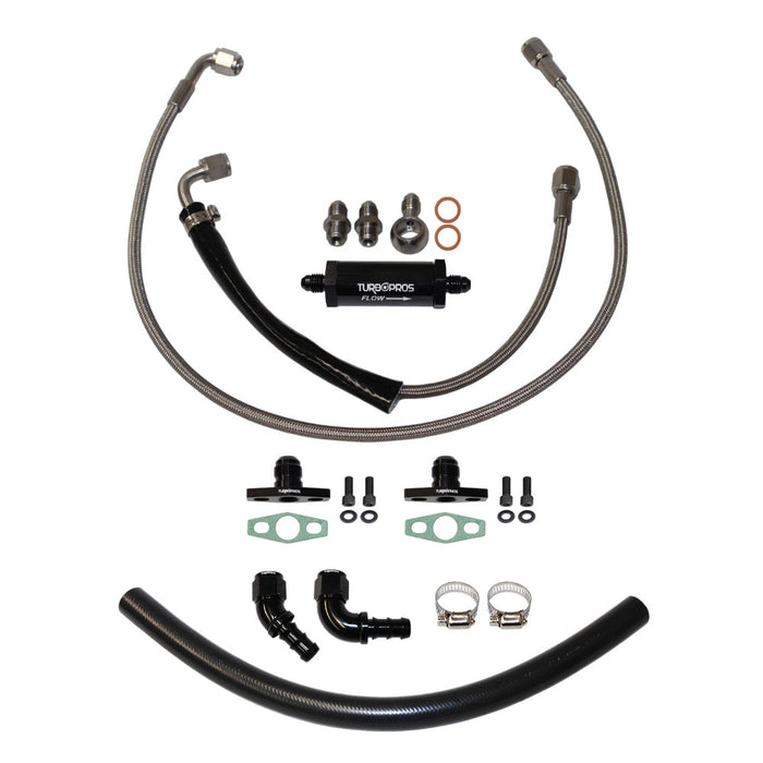 Turbo Pros Turbo Oil Feed & Return Line Kit For Ford Falcon XR6 BA/BF/FG Barra 4.0L