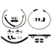 Turbo Pros Turbo Oil Feed & Return Line, Water Line & Support Bracket Kit For Ford Falcon XR6 BA/BF/FG Barra 4.0L