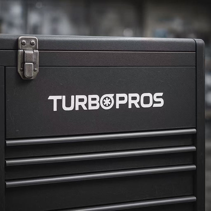 Turbo Pros Sticker Silver 150mm x 28mm